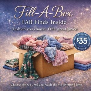 Assorted Clothing Box created during live show